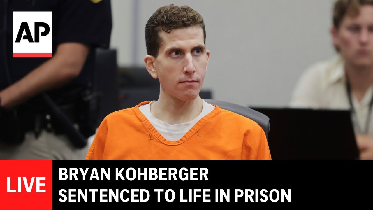 LIVE: Bryan Kohberger sentenced to life in prison for murdering 4 Idaho students