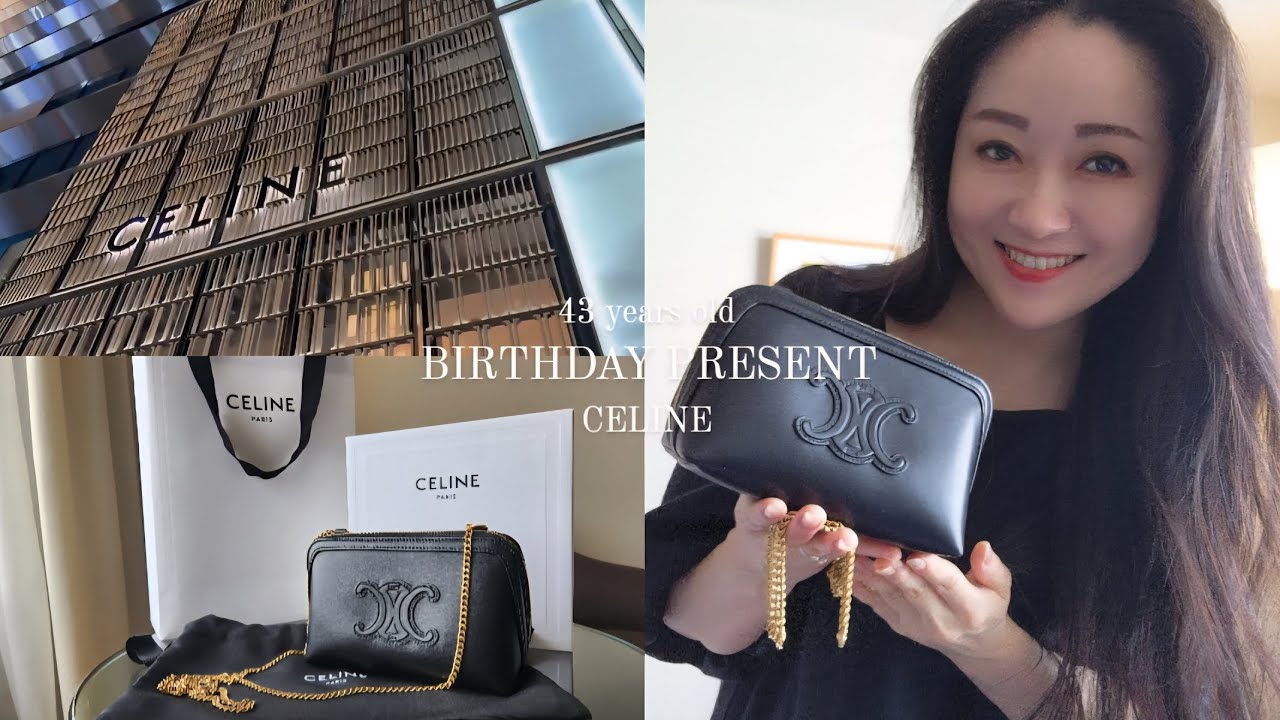 【𝑩𝑰𝑹𝑻𝑯𝑫𝑨𝒀 𝑷𝑹𝑬𝑺𝑬𝑵𝑻】43 years old!｜CELINE｜birthday present｜#vlog #誕生日 #celine #セリーヌ #誕生日プレゼント 