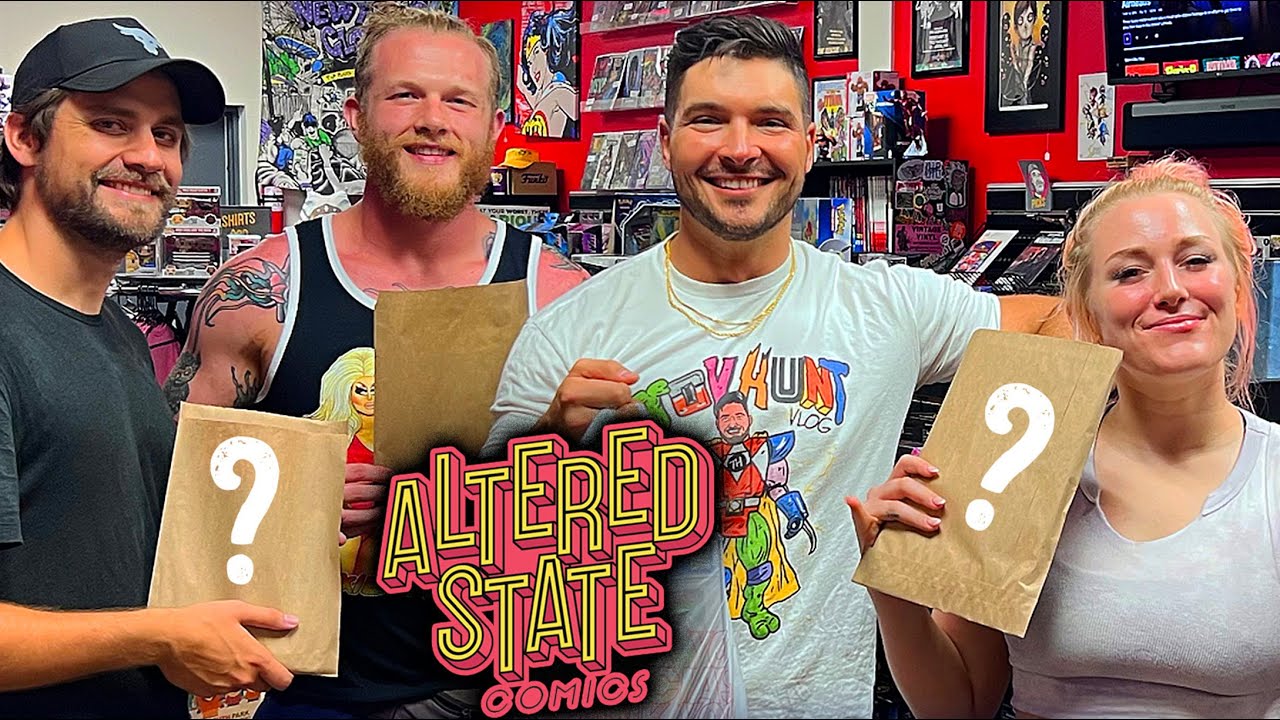 Ethan Page & Friends buy Comic Books & Toys • Altered State Comics St. Louis, MO • Toy Hunt Vlog