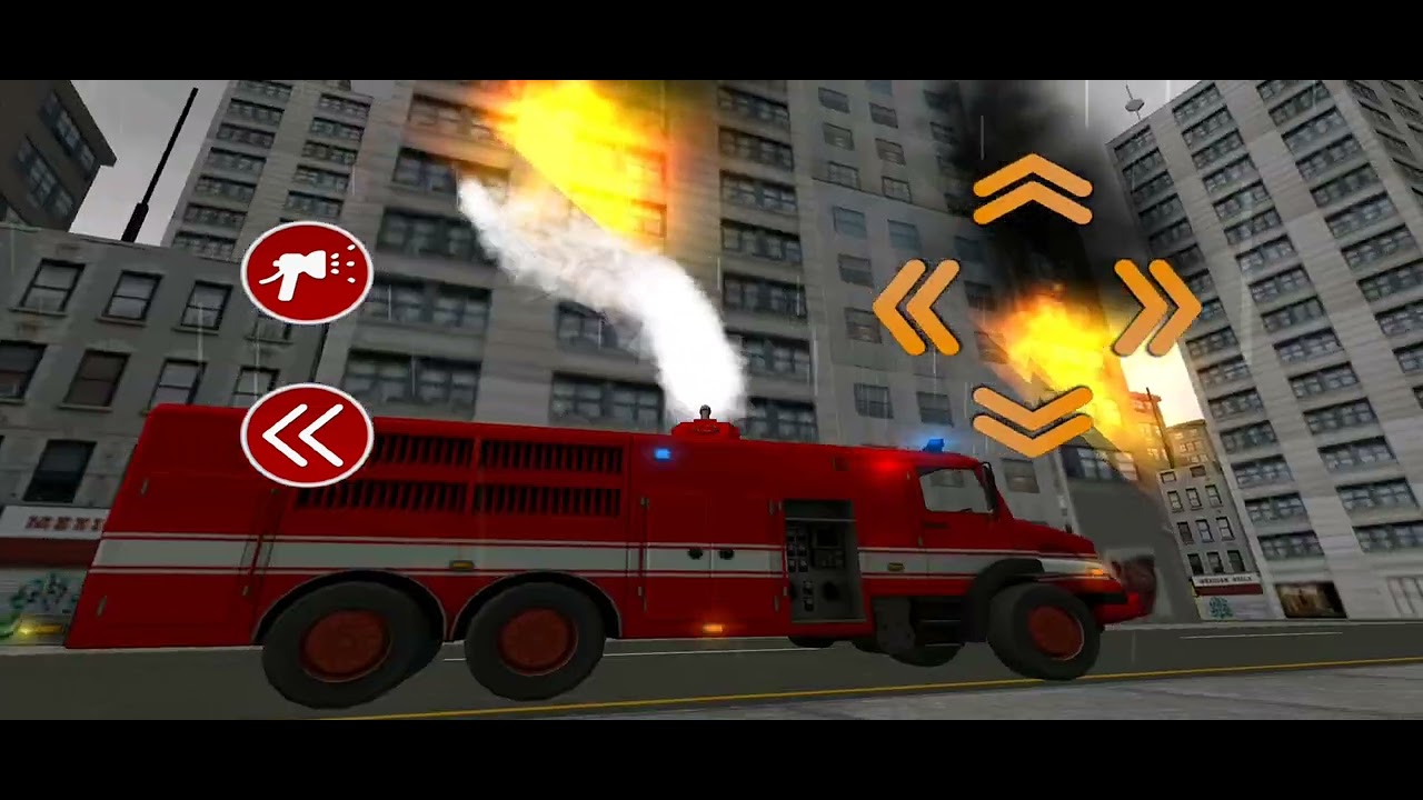 Bomberos en acción 