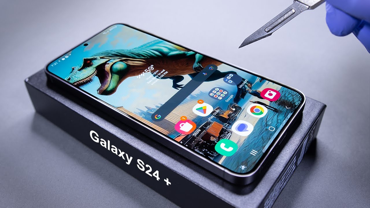 Samsung Galaxy S24+ (Onyx Black) Unboxing and Camera Test - ASMR