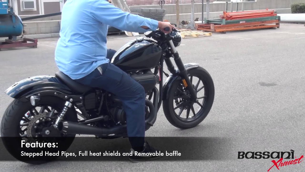 Bassani Xhaust Road Rage 2into1 For the Yamaha Bolt