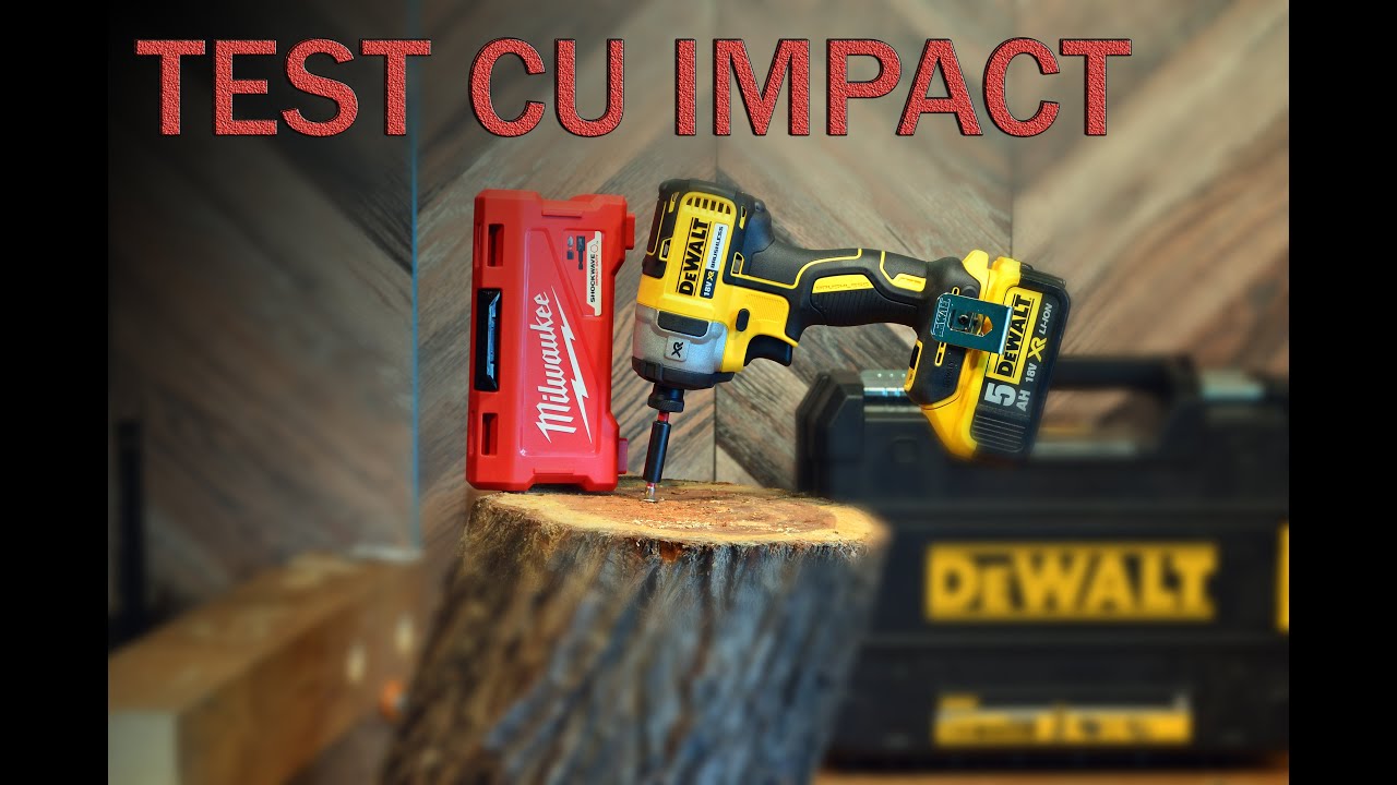 [TEST] Masina de insurubat cu impact DeWALT DCF887