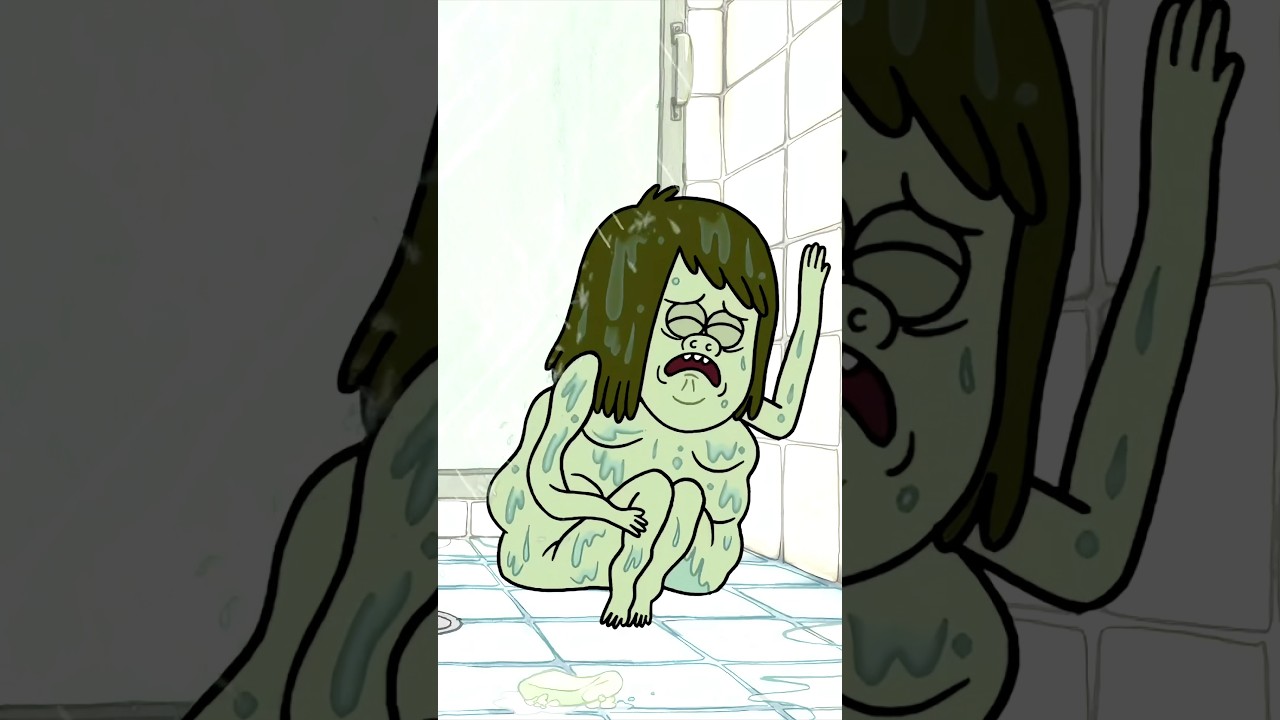 Starla Dumps Muscle Man #funny #regularshow