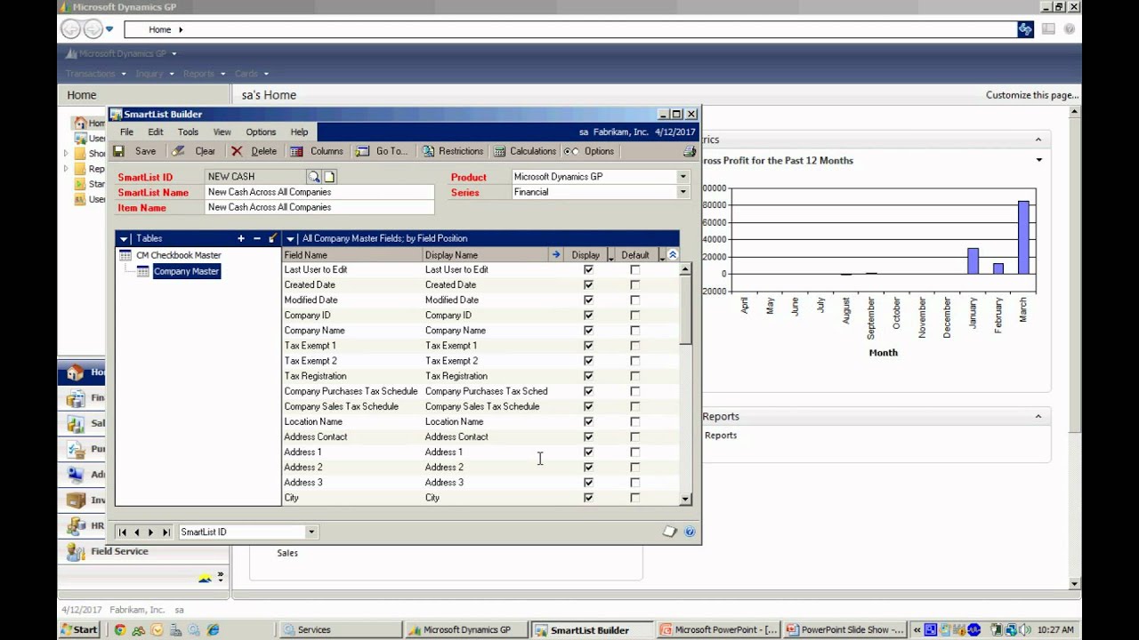 Multicompany SmartLists in Dynamics GP