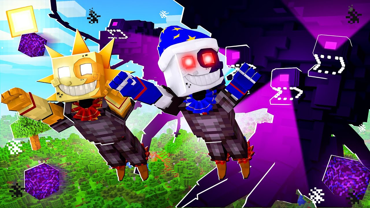 Sun and Moon vs Wither Storm Finale in Minecraft