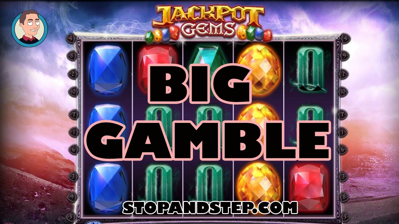 Jackpot Gems &pound;500 Jackpot Slot Machine BIG GAMBLE