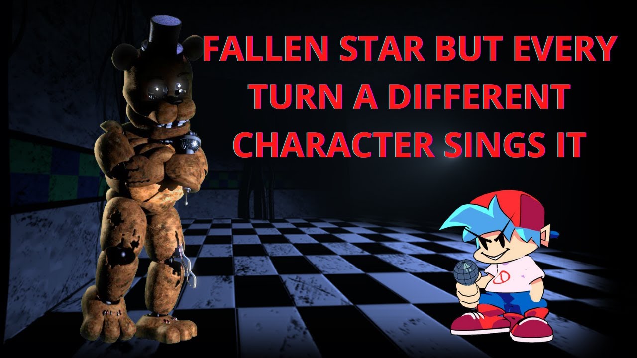 The Showdown - Fallen Star But Every Turn A Different Character Sings It 🎶🎶