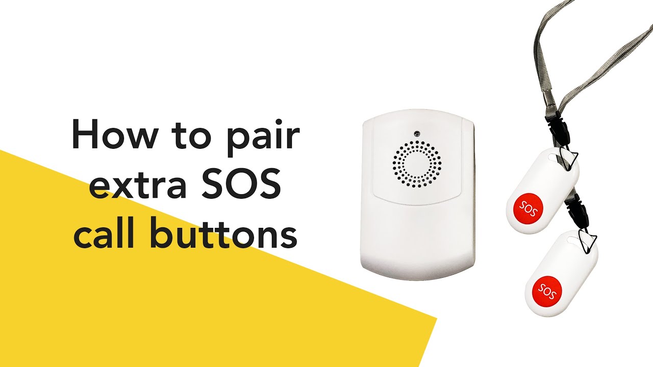 How to pair extra SOS call buttons