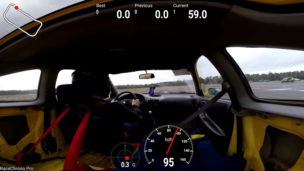 Integra Type R k20/k24 slalom 56s (not fastest lap)