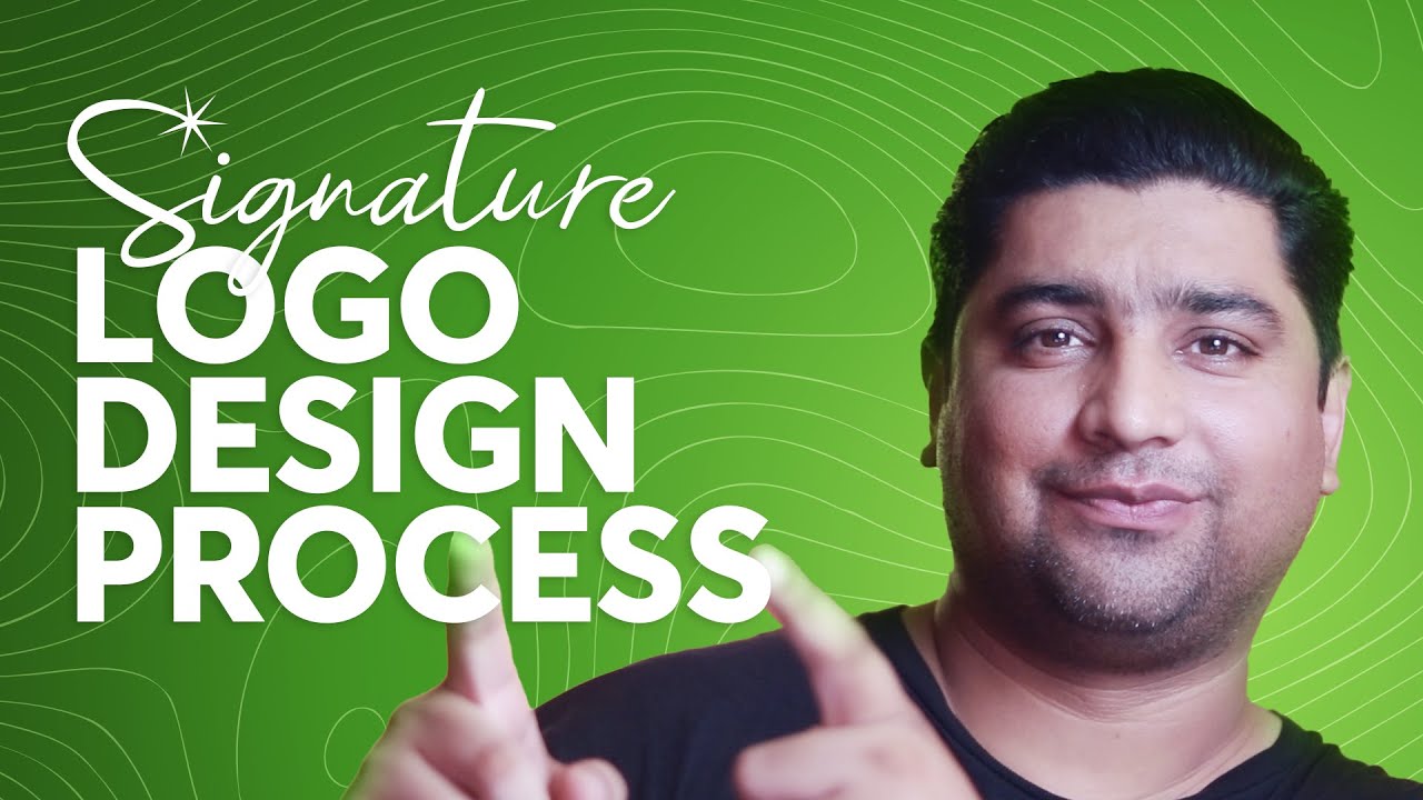 Photography Signature Logo Design Tutorial and Process - Urdu / Hindi