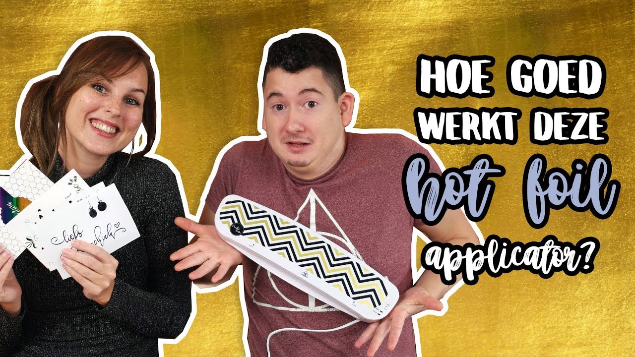 HOT FOIL applicator van de ACTION testen - Review Crafts and Co 2019