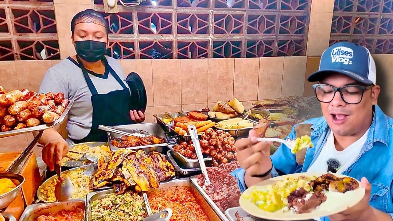 🇸🇻LA MEJOR COMIDA TÍPICA SALVADOREÑA HECHA EN LEÑA 🪵
