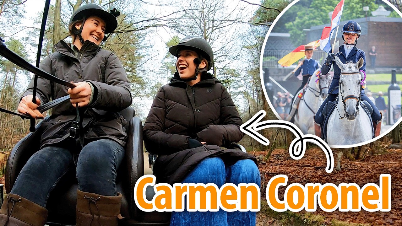 Op de menwagen met: Carmen Coronel 🐴 S1E3