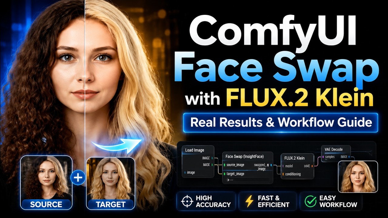 ComfyUI Face Swap with FLUX.2 Klein &mdash; Real Results & Workflow Guide