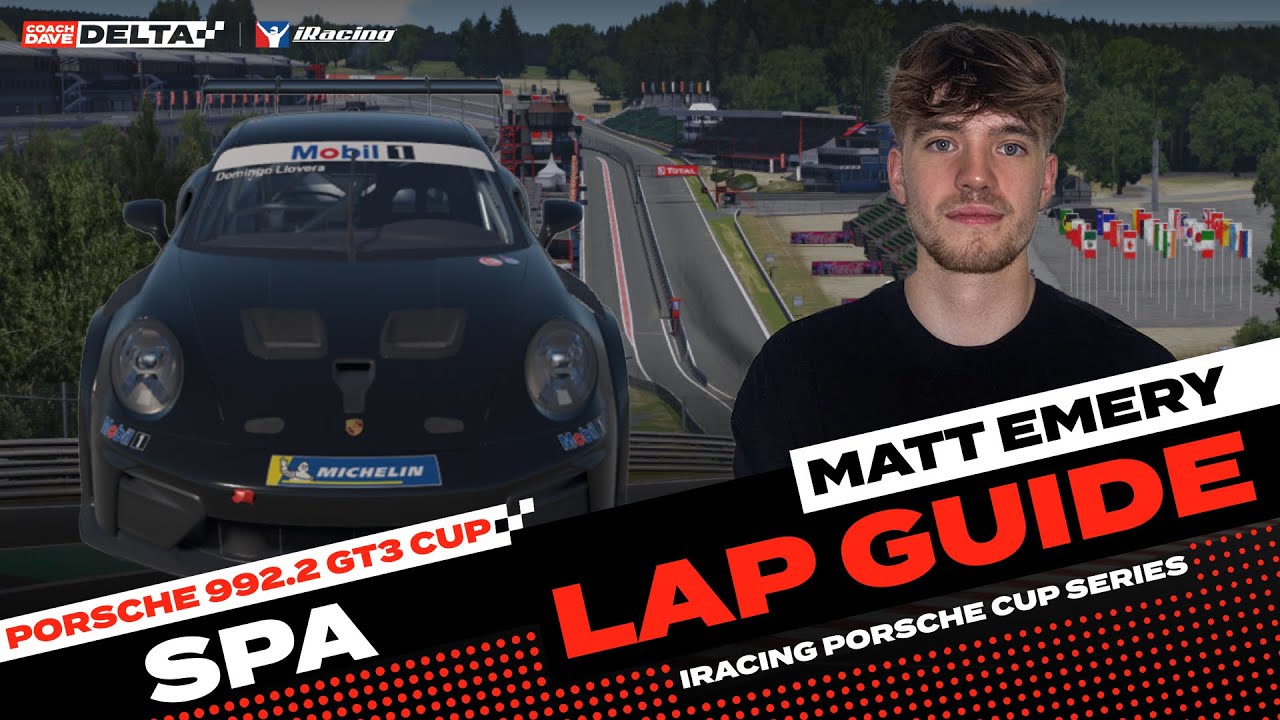 iRacing Lap Guide: Porsche 992.2 GT3 Cup at Spa-Francorchamps