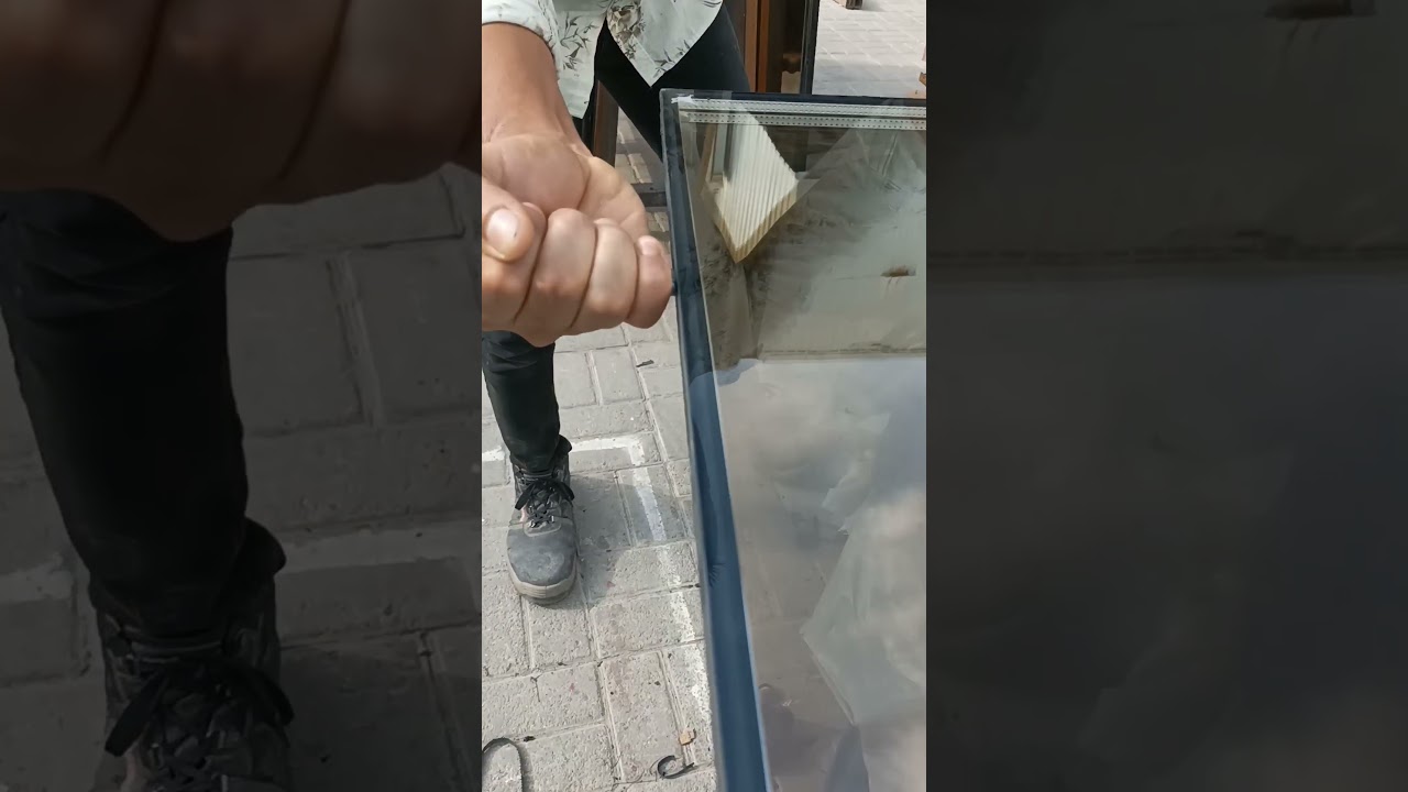 dauble glazing glass open || DG glass open rework #shorts