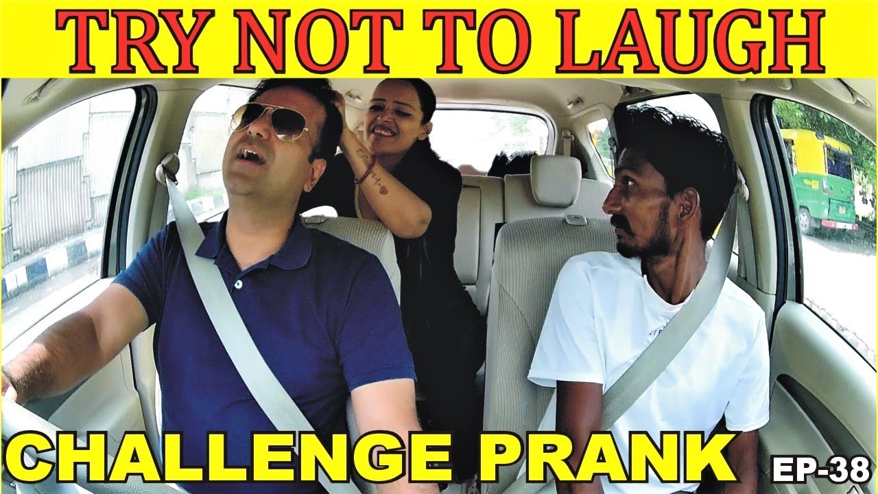 Try Not To Laugh Challenge Prank | #carfooling | Car Fooling | Car Prank | RJ Purab | RJ Naved
