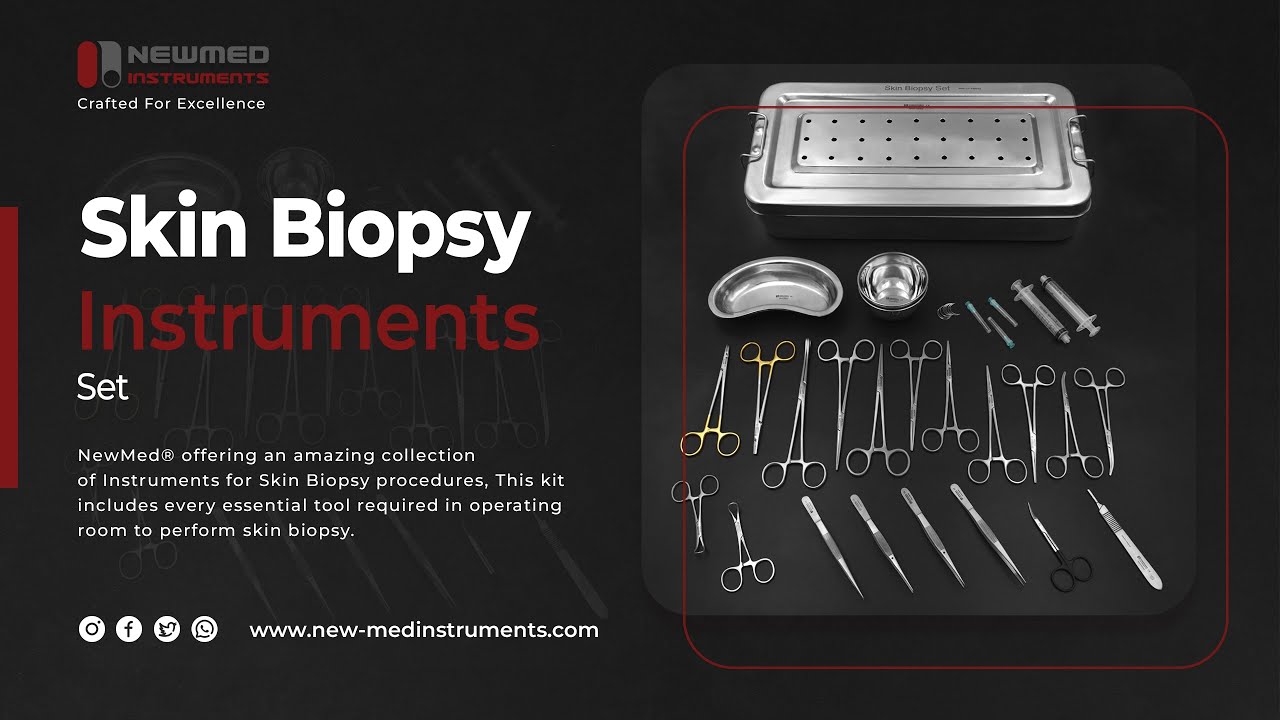 Complete Skin Biopsy Set | Surgical Instrument Kit | New Med Instruments