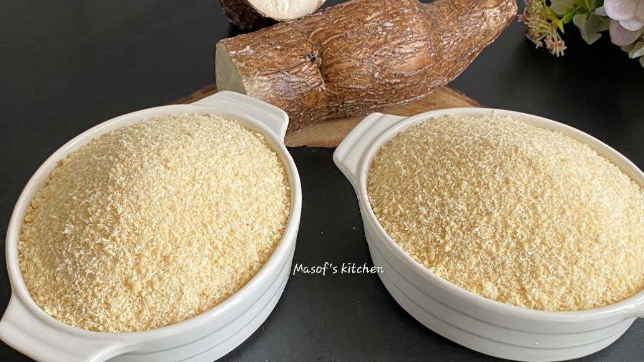 How To Make Gari At Home//@MasofsKitchen