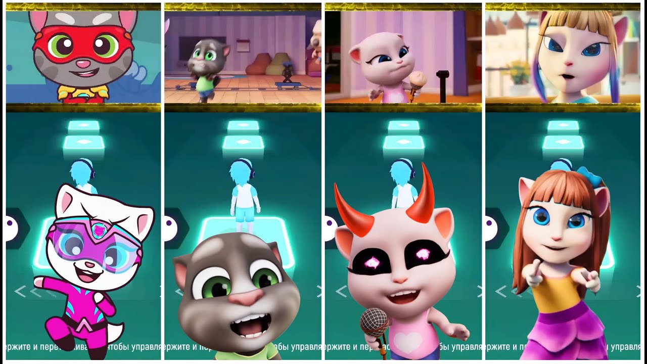 My Talking Angela 2  TILES HOP COFFIN DANCE COVER