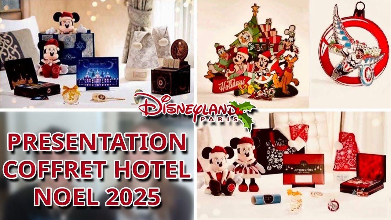 PRESENTATION DES COFFRETS DE NOEL HOTEL DISNEYLAND PARIS