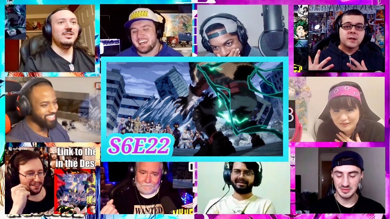 My Hero Academia Season 6 Episode 22 Reaction Mashup | 僕のヒーローアカデミア