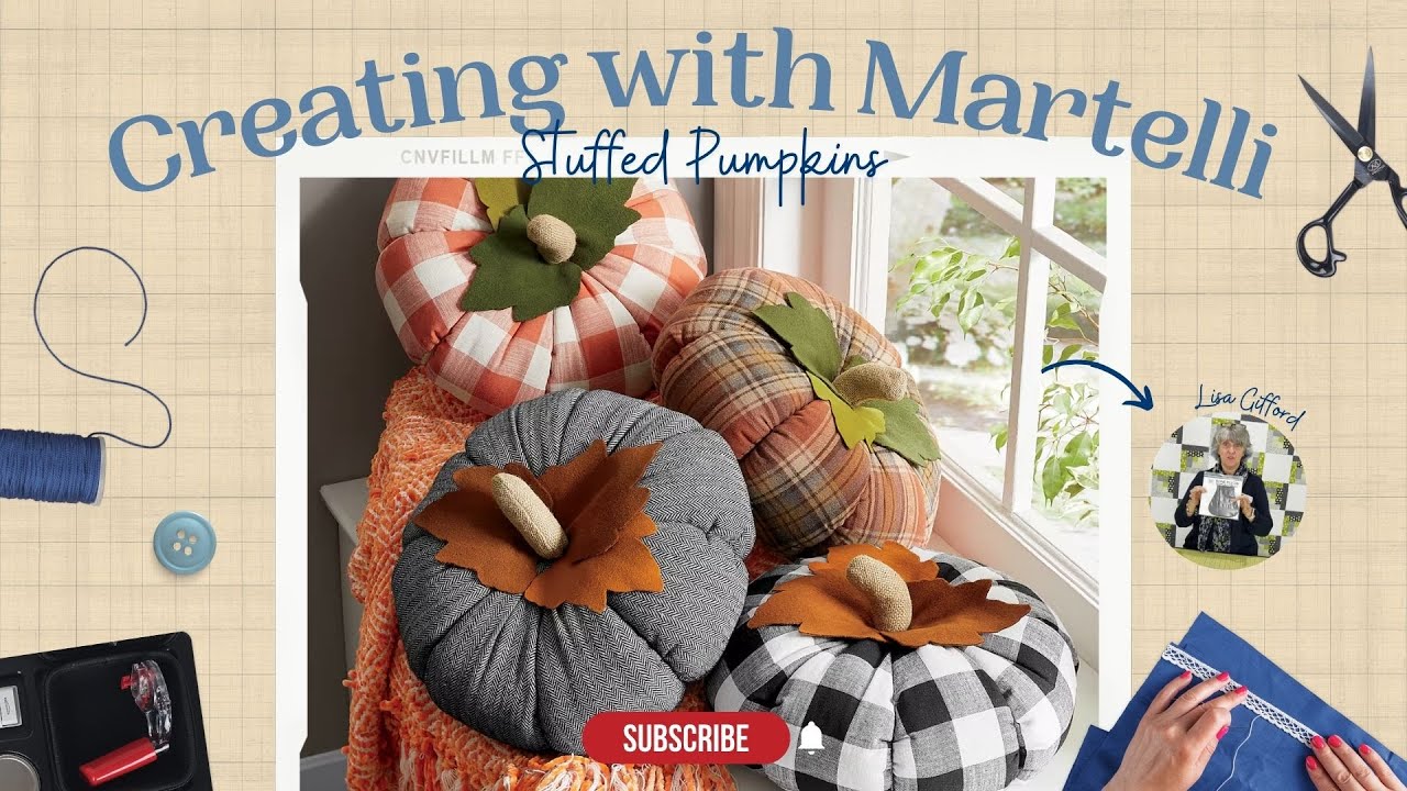 Creating With Martelli: Stuffed Pumpkin Template Set