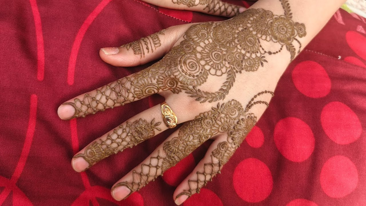 Beautiful Mehndi Design|Simple Mehndi design