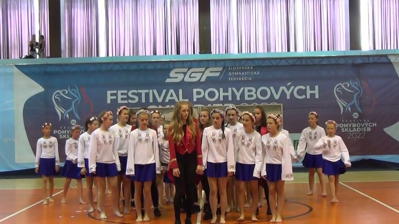 DONALDGYM Ludanice Festival pohybových skladieb TRNAVA 2022 skladba HRDINA - tréner V. Káčer
