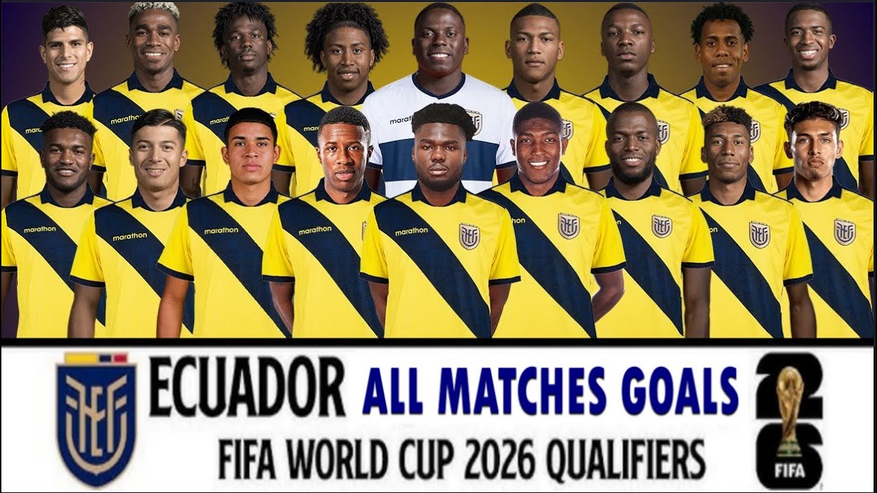 ECUADOR || Road to FIFA World Cup 2026 || All goals in Qualifiers⚽