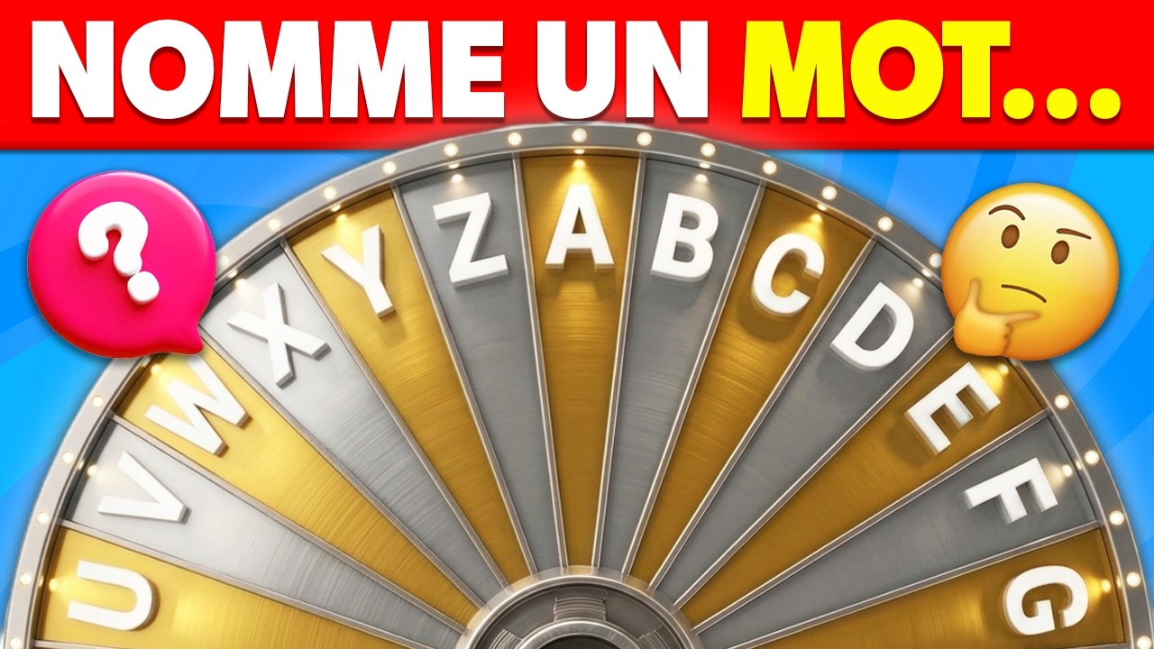 Jeu du Bac - Trouve un MOT qui COMMENCE par la LETTRE... ✅🧠