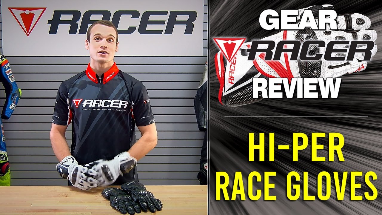 Racer Gloves Hi-Per Motorcycle Race Gloves Review from Racer Gloves USA