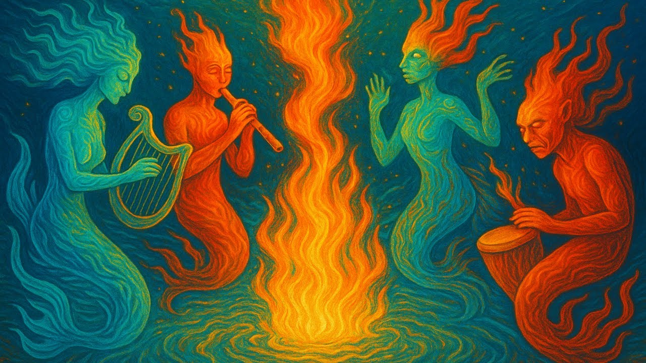 Fire Beneath the Water (Mix) Organic Downtempo | Folktronica – Shamanic Ritual – Psychedelic