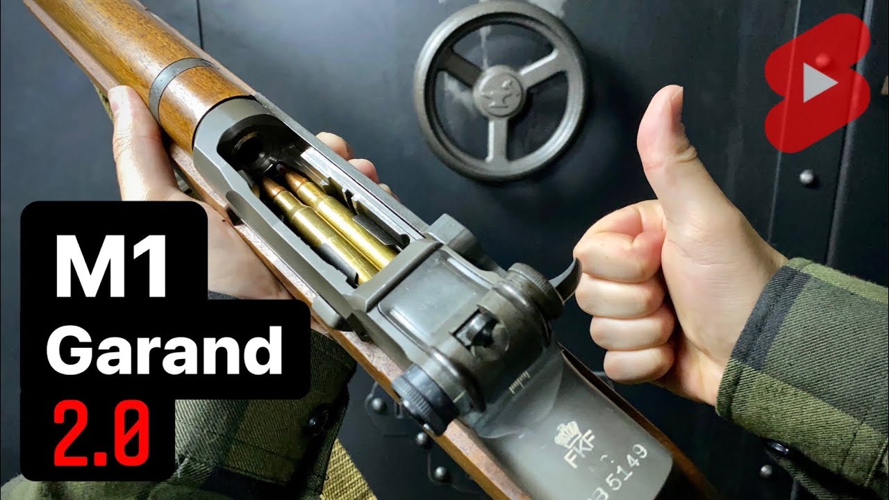The Anti Garand-Thumb Garand with On-Demand PING! 💥 Shooting #Shorts