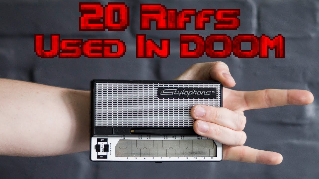 20 Riffs Used In DOOM (On Stylophone)