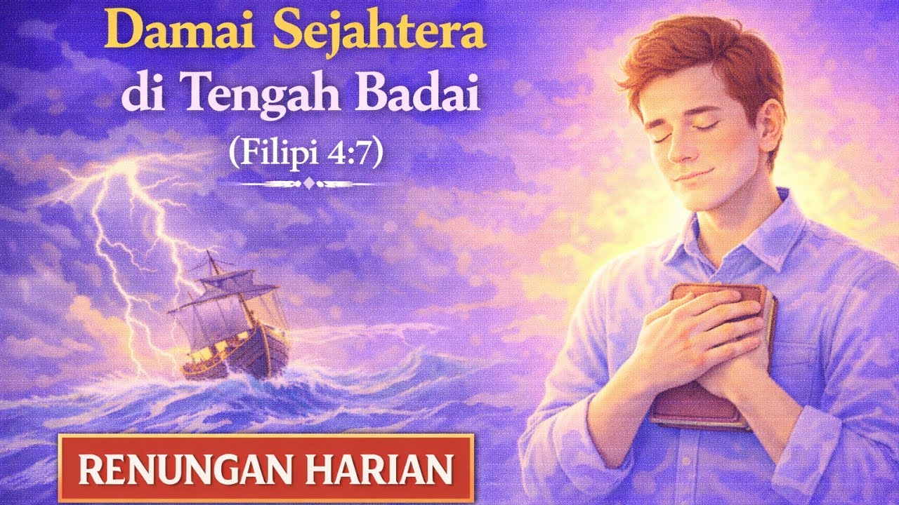 Damai Sejahtera di Tengah Badai (Filipi 4:7) #renungan #motivasi