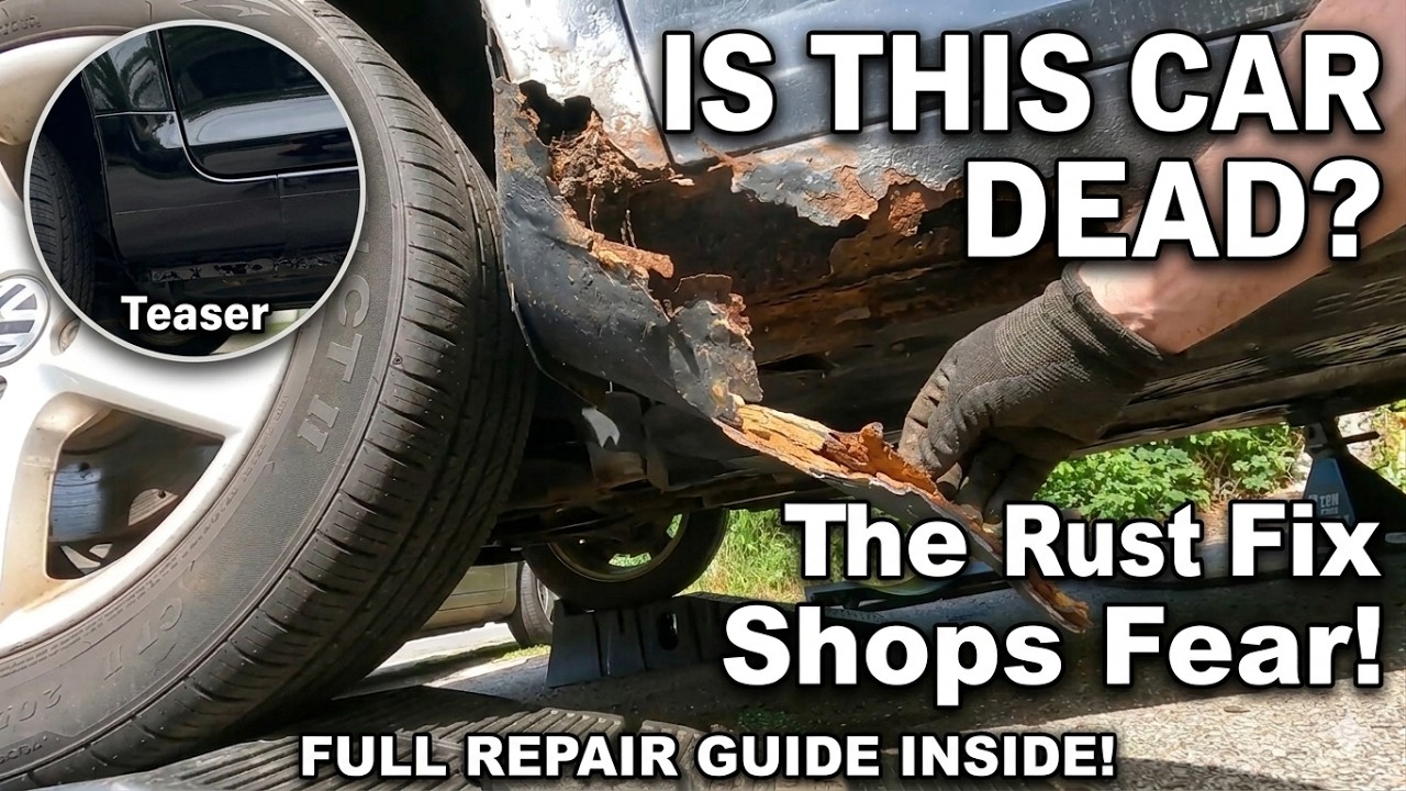 36 Hours of work in 18 minutes Body Rot Repair Body Work Time-Lapse
