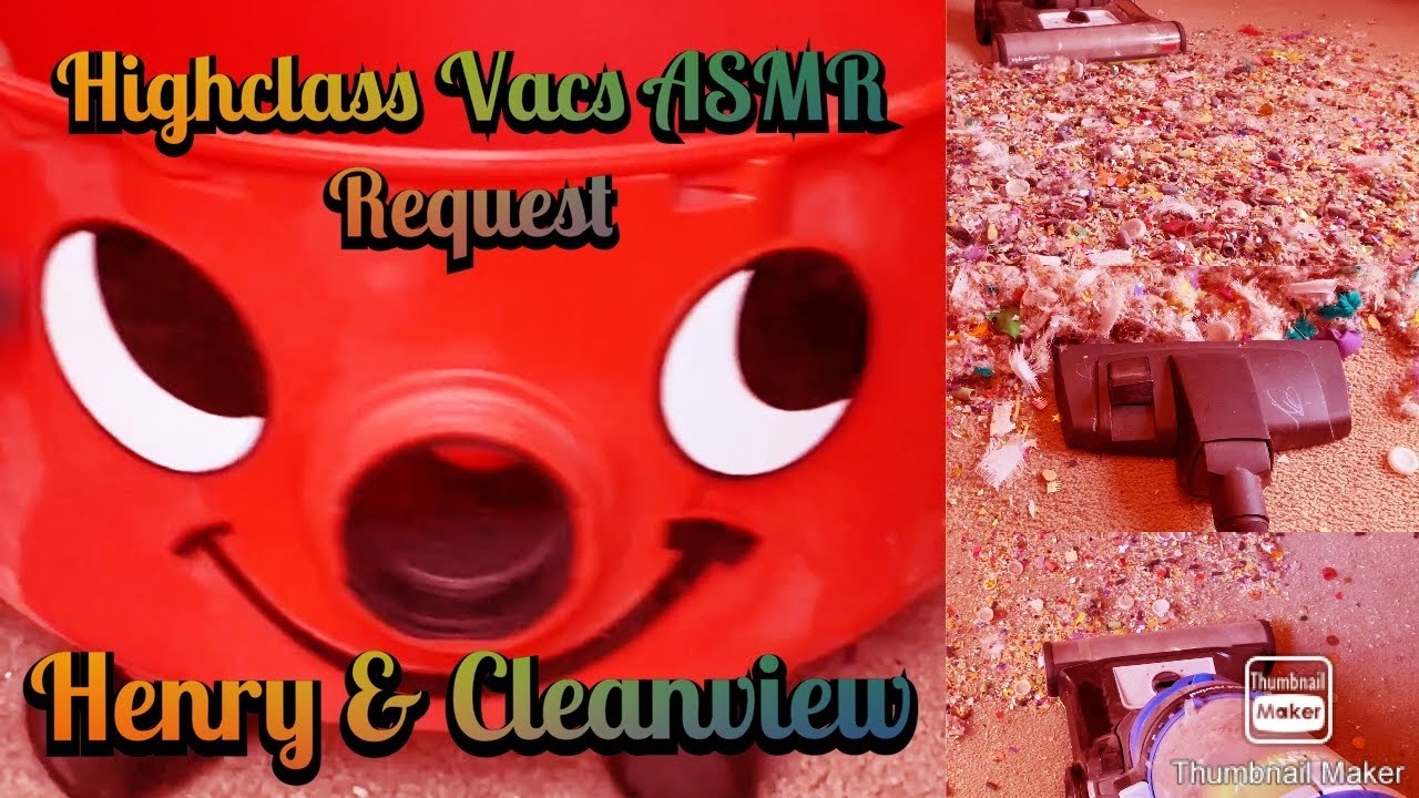 High class Vacs & ASMR Request | Big mess test | Henry Hoover & Cleanview
