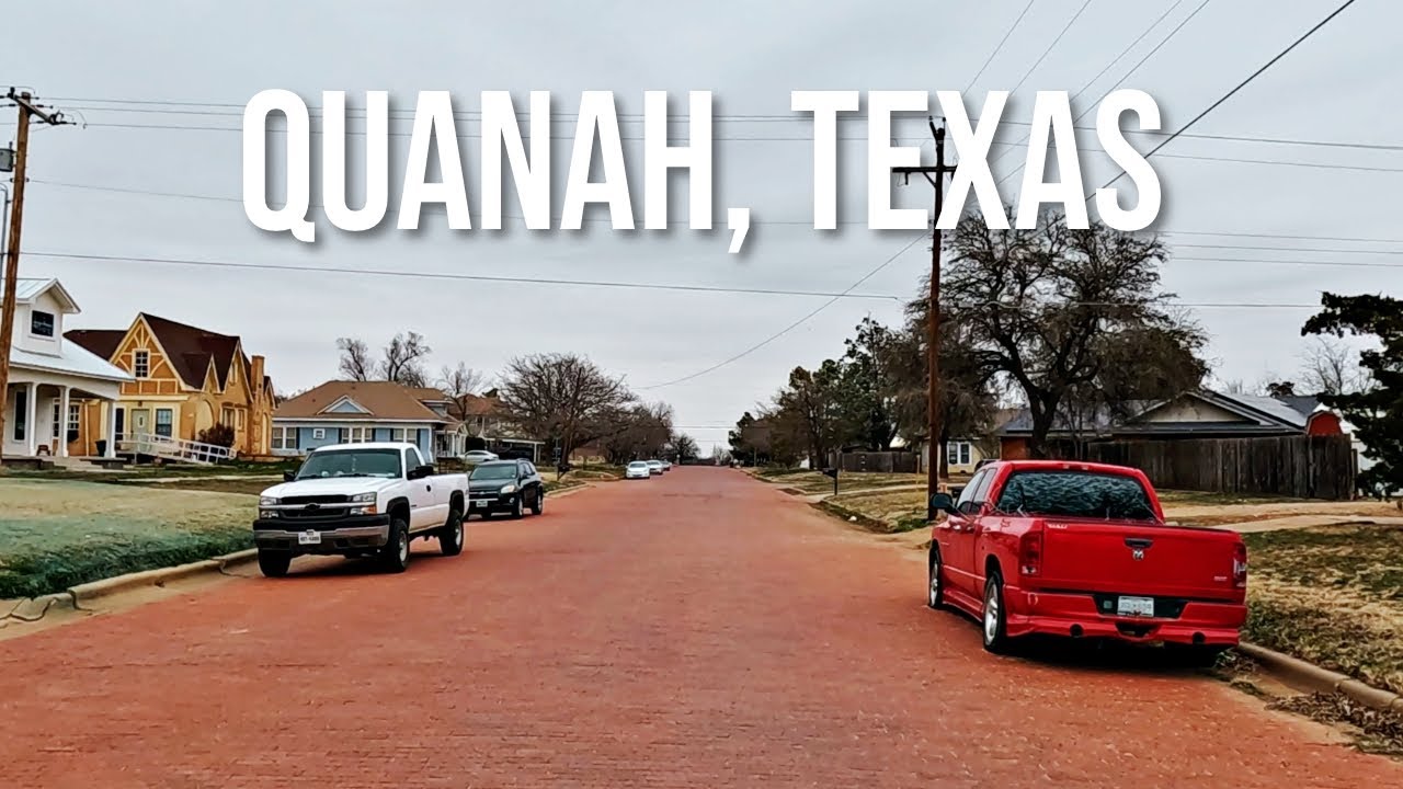 Quanah, Texas! Drive with me through a Texas Town!