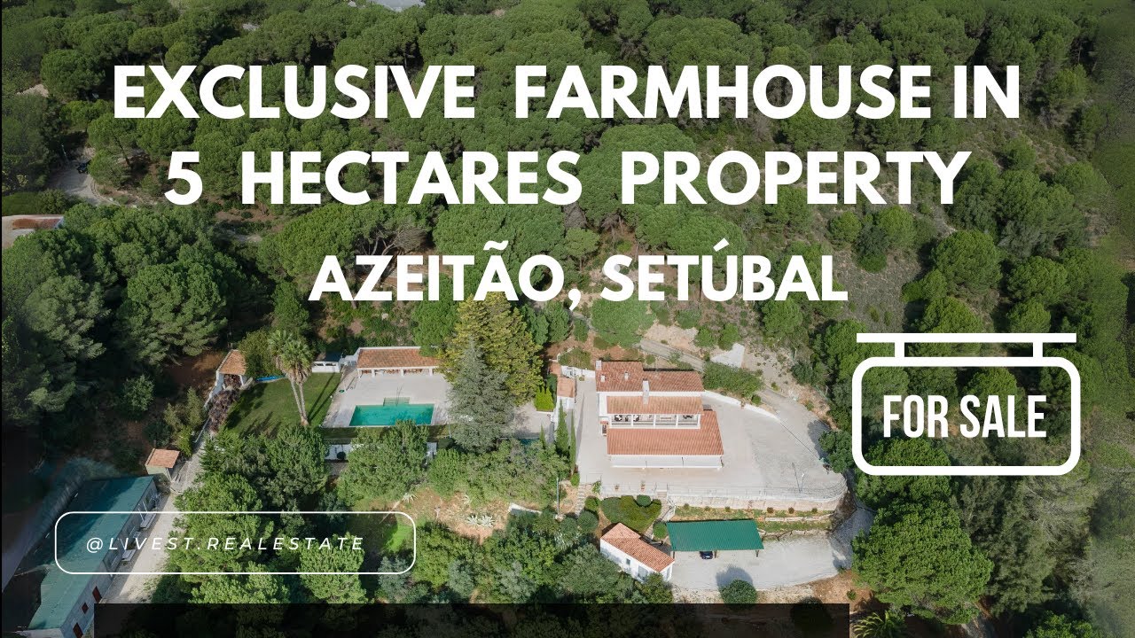 Farmhouse with Panoramic View of the Arrábida Mountains | 5 Hectares of land | Picheleiros, Azeitão