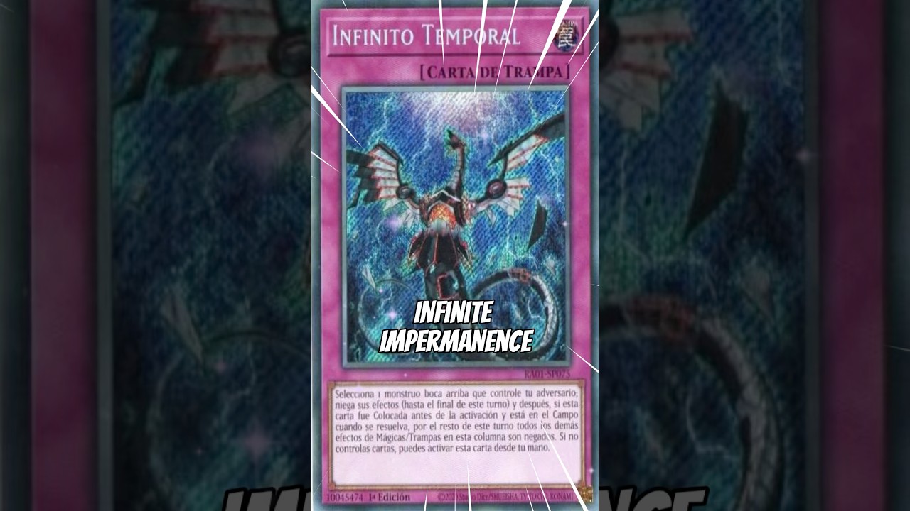 Infinite Impermanence / Infinito Temporal #yugioh  #cards  #effects  #yugiohcommunity