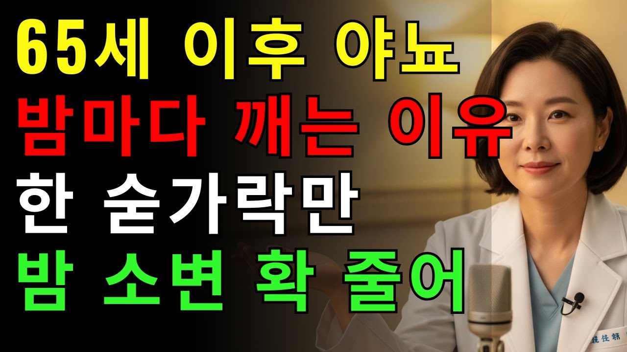 밤 소변 횟수 줄이는 신장 보호 혼합물 TOP3 | 건강 | 신장 | 야뇨 | 노후 | 오디오북