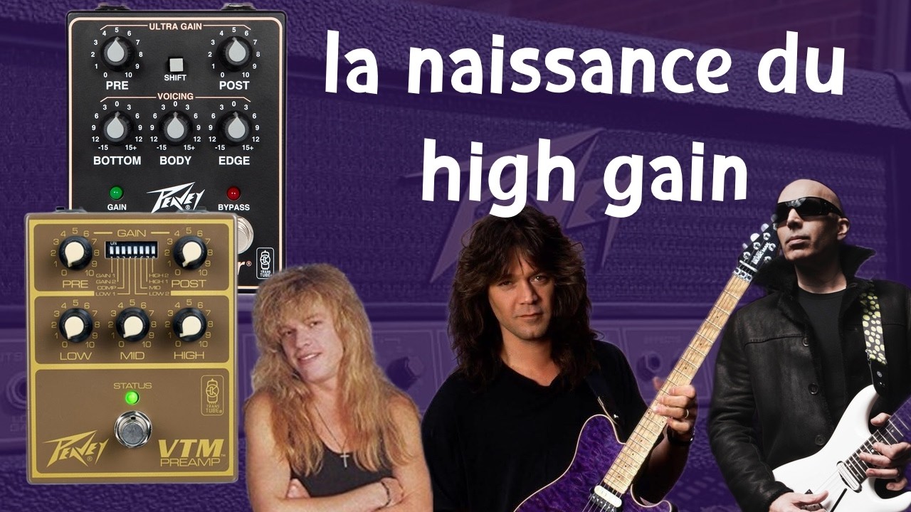 La naissance du high gain : Peavey VTM et Rock Master