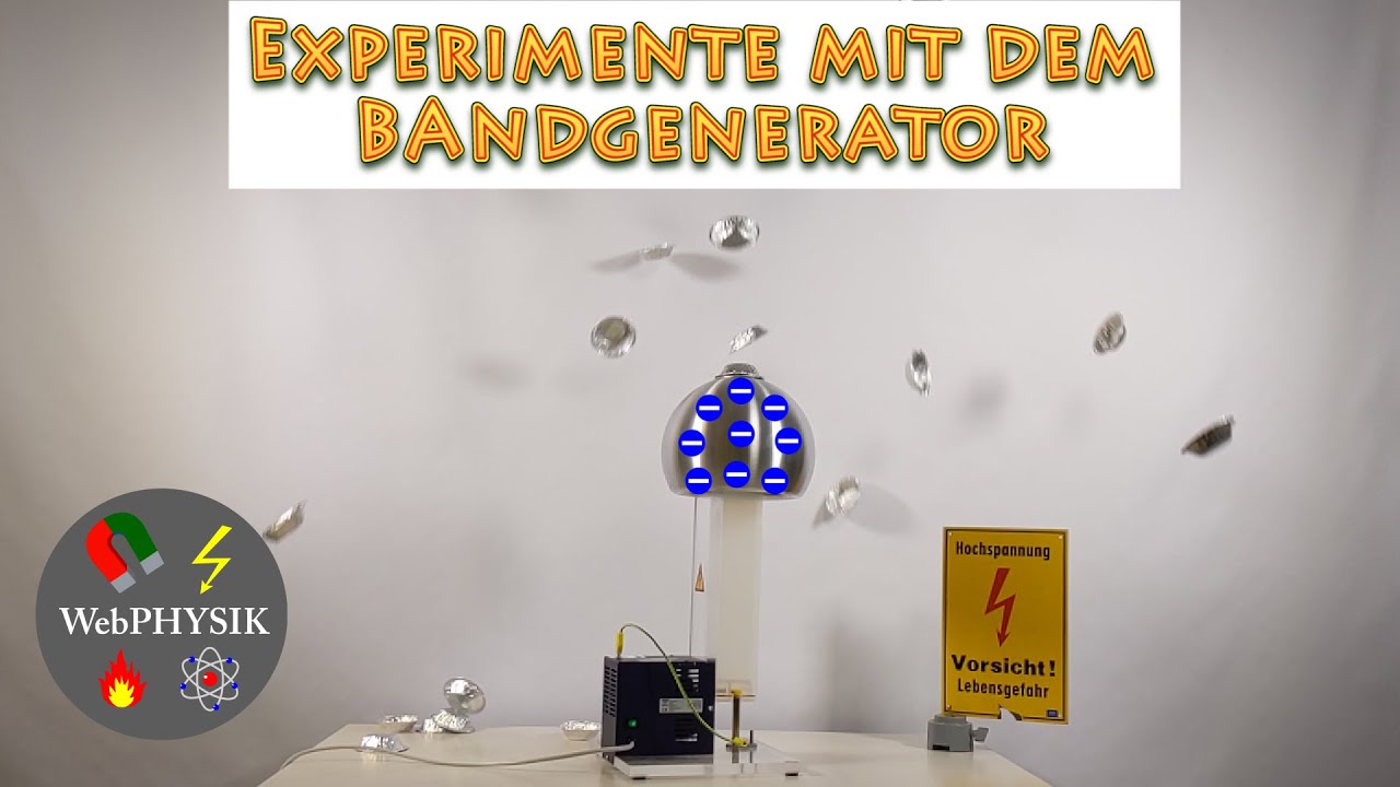Elektrische Ladung am Bandgenerator