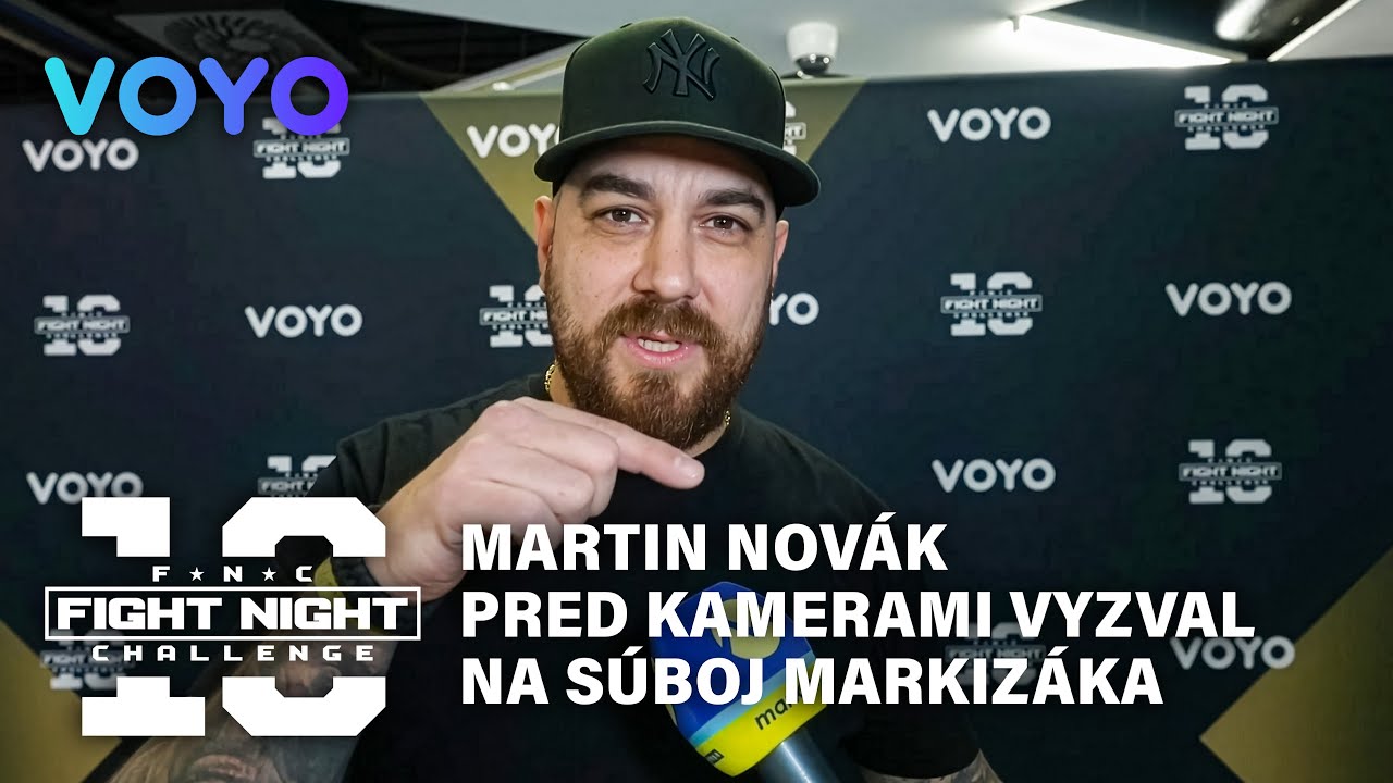 Martin Nov&aacute;k n&aacute;s odrovnal: Pred kamerami vyzval na s&uacute;boj markiz&aacute;ka | FNC 10 | Voyo