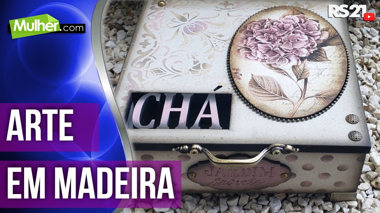 Aprenda a fazer arte em madeira | Mulher.com | 12/04/2016 | Artesã Lívia Fiorelli | 