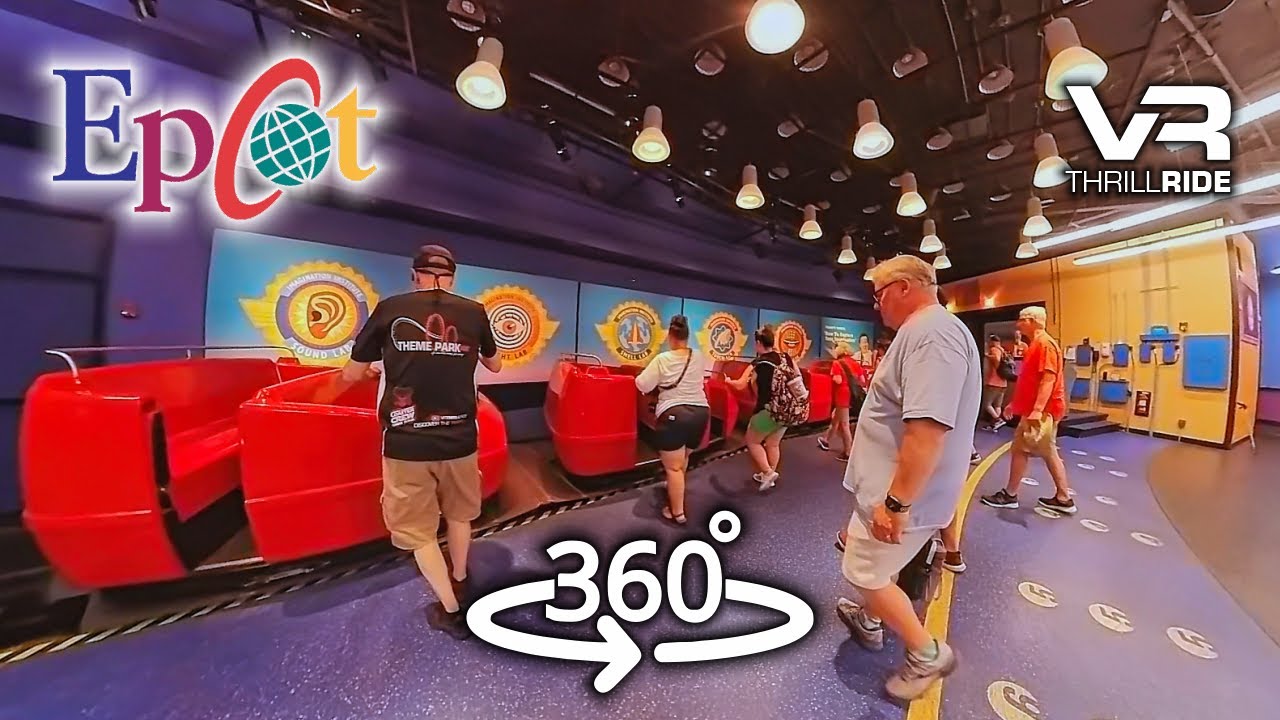 360º Ride on JOURNEY INTO IMAGINATION WITH FIGMENT Disney Epcot VR Dark Ride