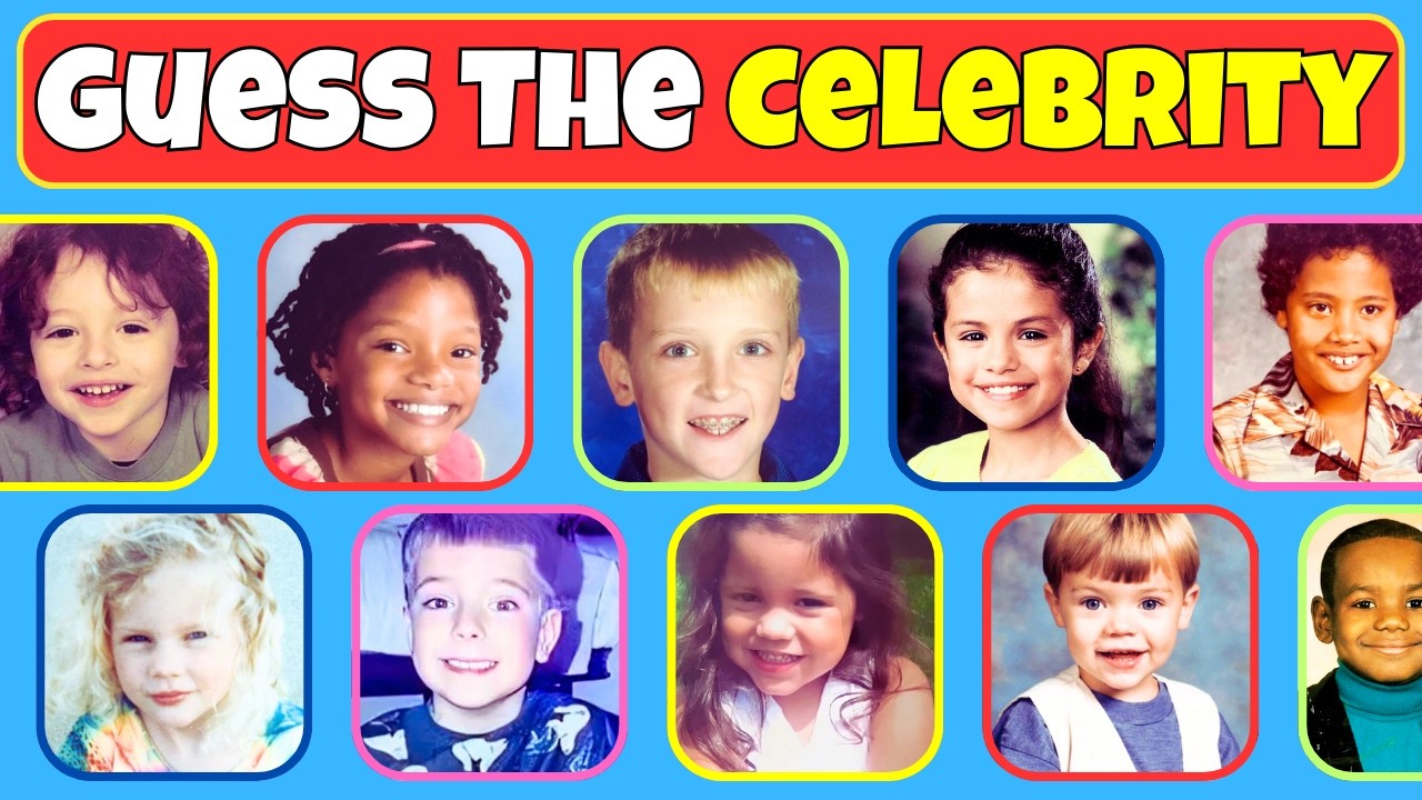 Guess The CELEBRITY By Childhood Photo ✨📸