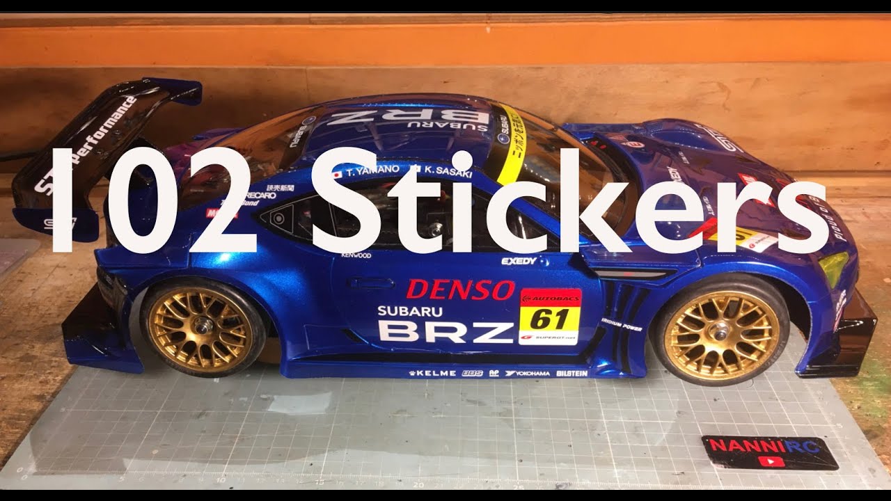 How to do the Tamiya  1/10 TAO6 RC Subaru BRZ body.